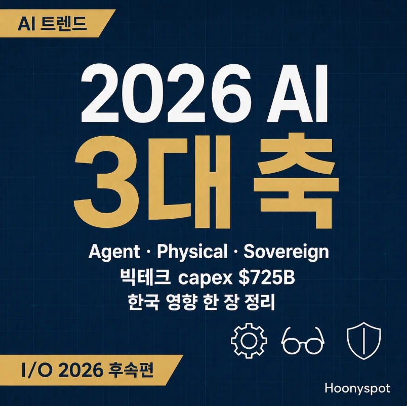 2026 AI 트렌드 3축: Agent · Physical · Sovereign