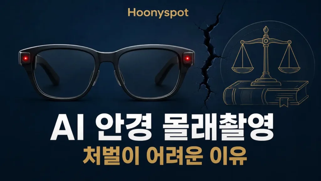 AI 안경 몰래촬영, 처벌이 어려운 이유