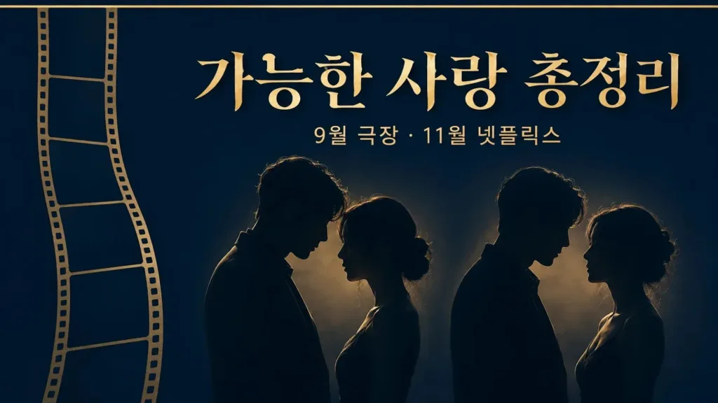 가능한 사랑, 극장·넷플릭스 날짜 다른 이유