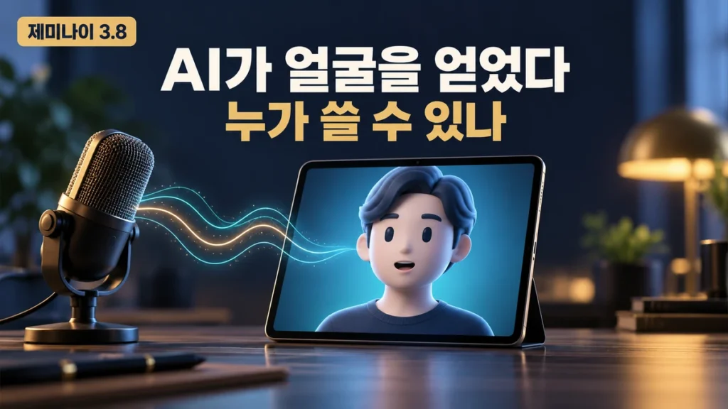 제미나이 3.8 신제품, 아바타·TTS 사용 범위