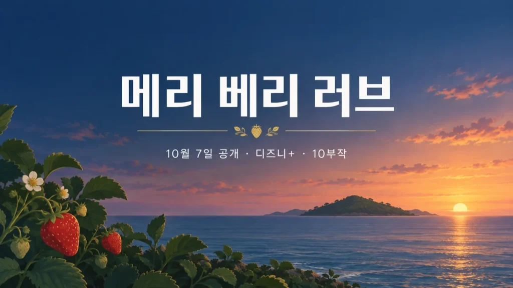 메리 베리 러브 10월 7일 공개, 디즈니+로만 볼 수 있다